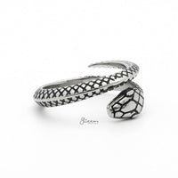 Thumbnail for Stainless Steel Snake Ring - Silver