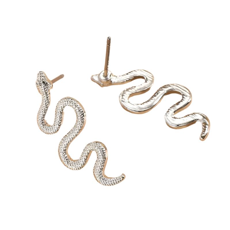 Silver Serpent Earrings