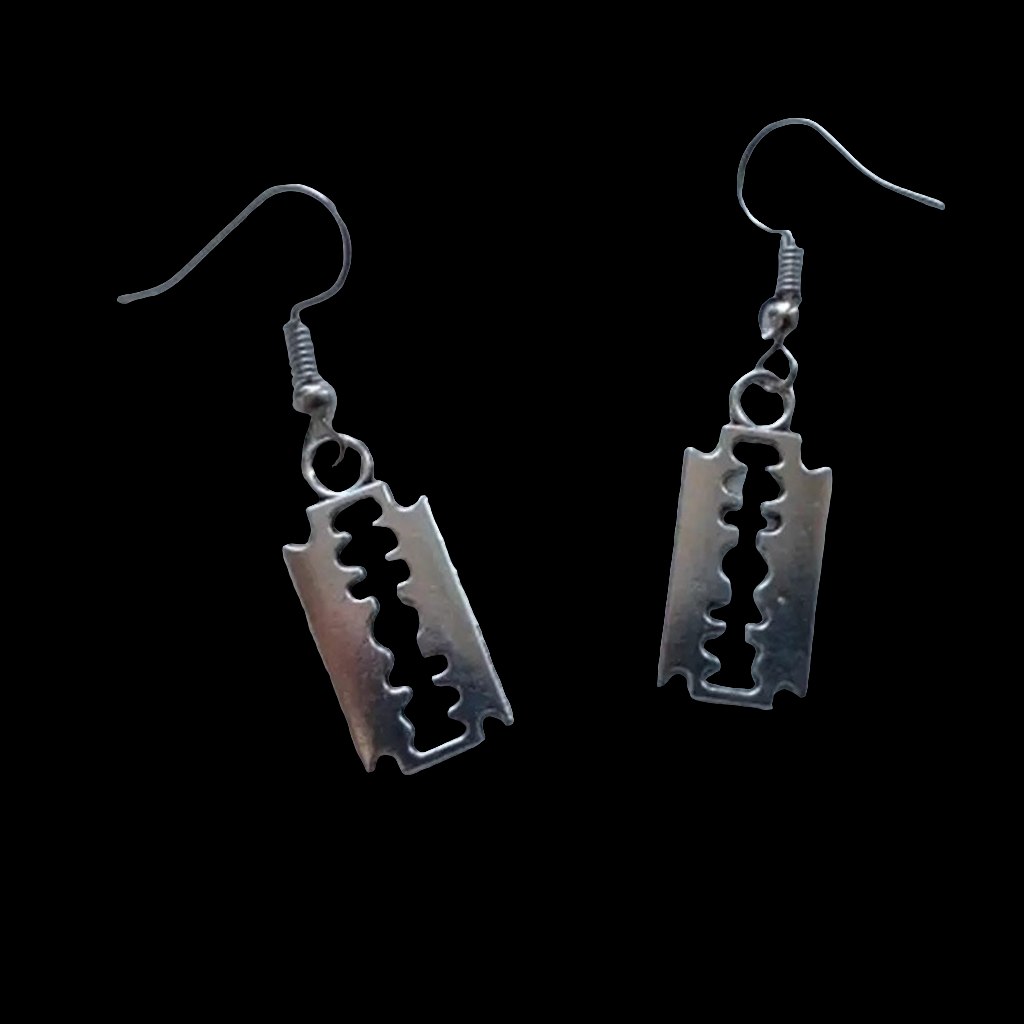 Razor Blade Earrings