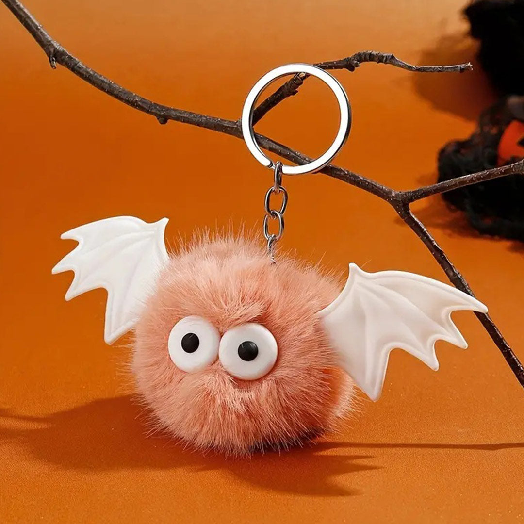 Fluffy Bat Keyring