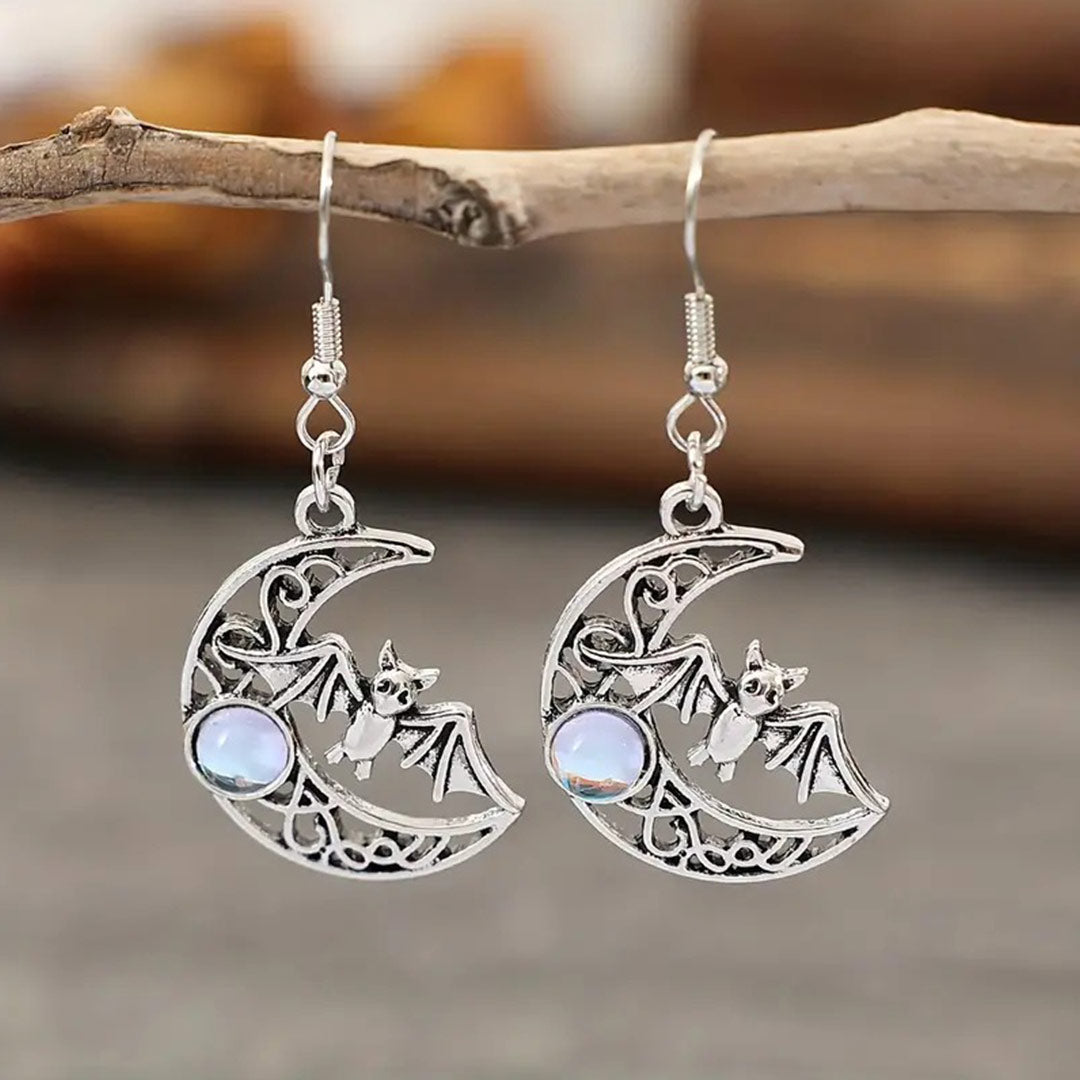 Bat's Moon Earrings