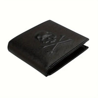 Thumbnail for Black Skull Leather Wallet