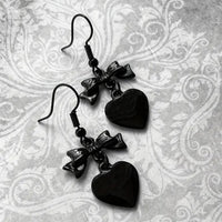 Thumbnail for Bow Heart Earrings