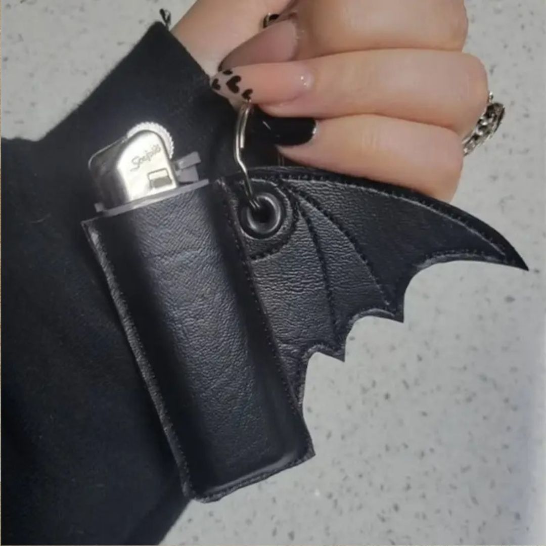 Demon Wing Lighter Keychain