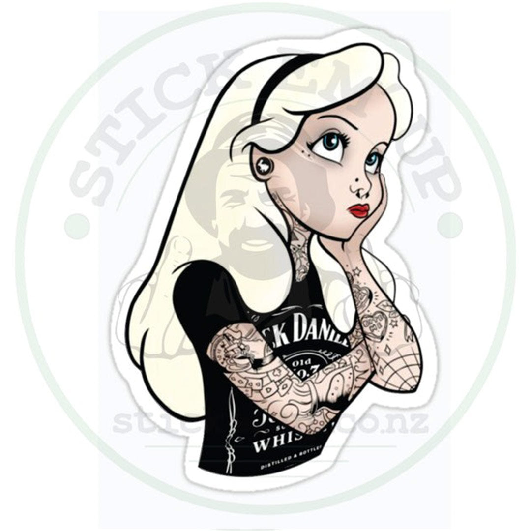 Disney Tattood Vinyl Sticker