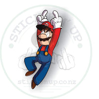 Thumbnail for Flipping Mario Vinyl Sticker