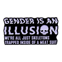 Thumbnail for Gender Is An Illusion Enamel Pin