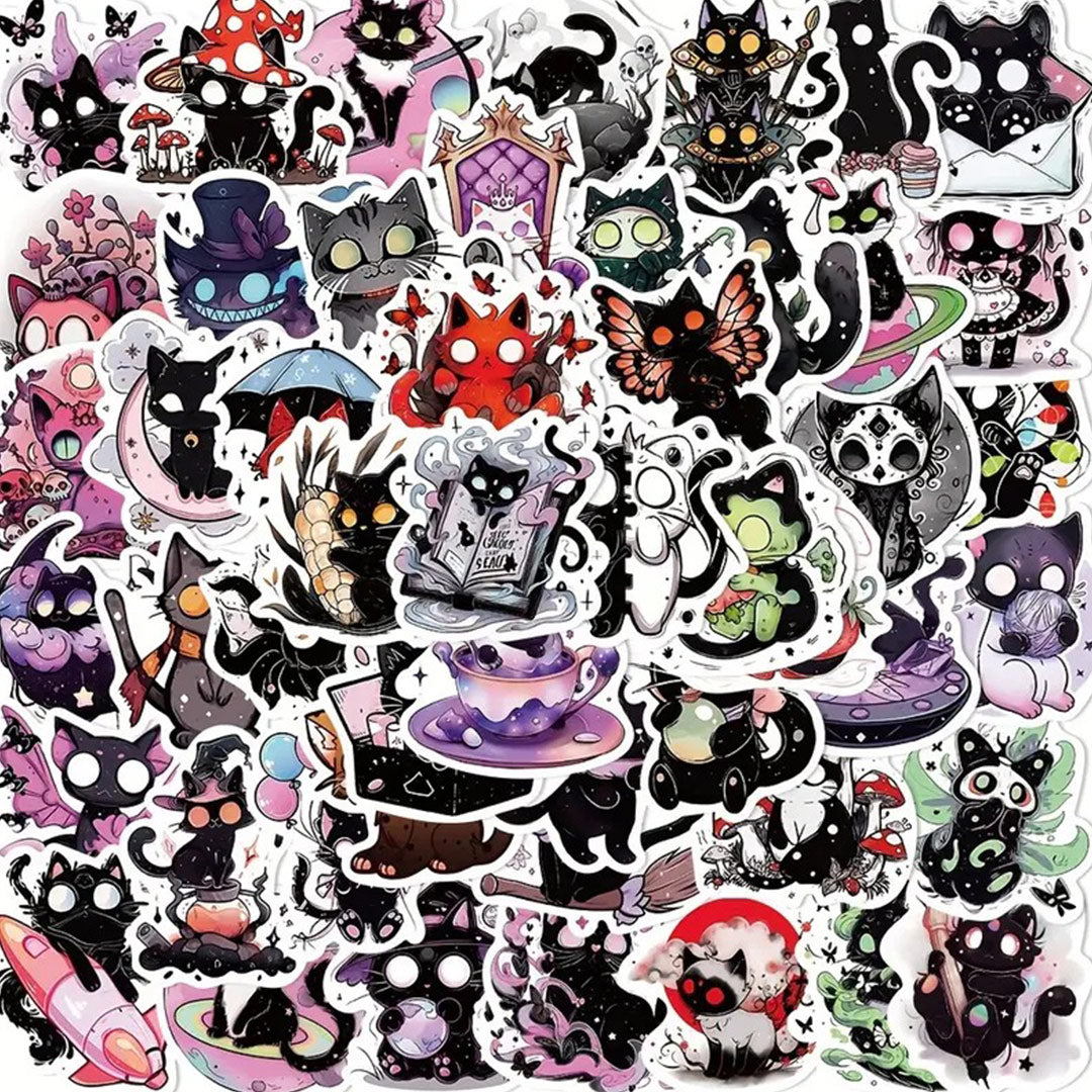 Gothi-Cat Mini Sticker Set