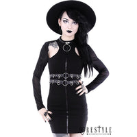 Thumbnail for Gothic Ring Collar Dress