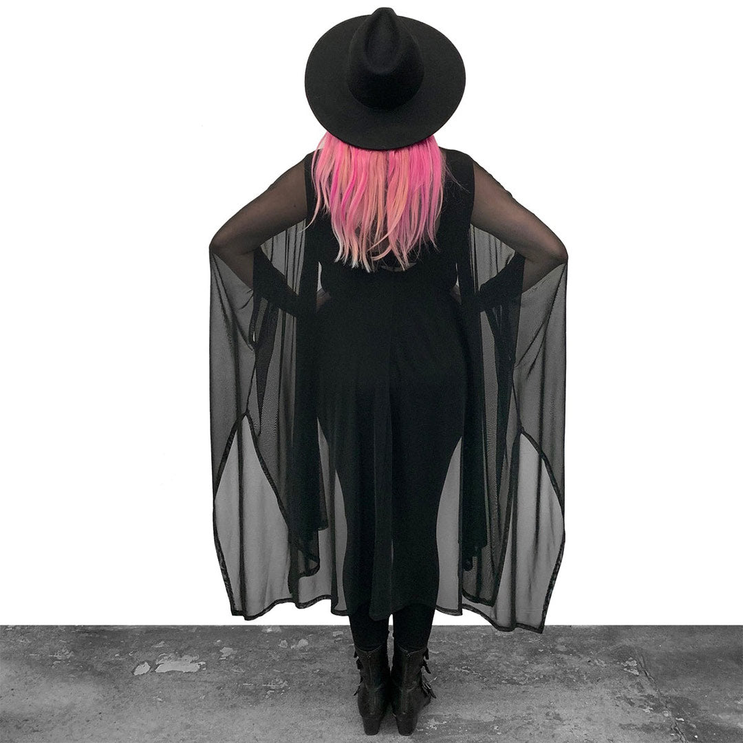 Lilith Mesh Oversized Cloak