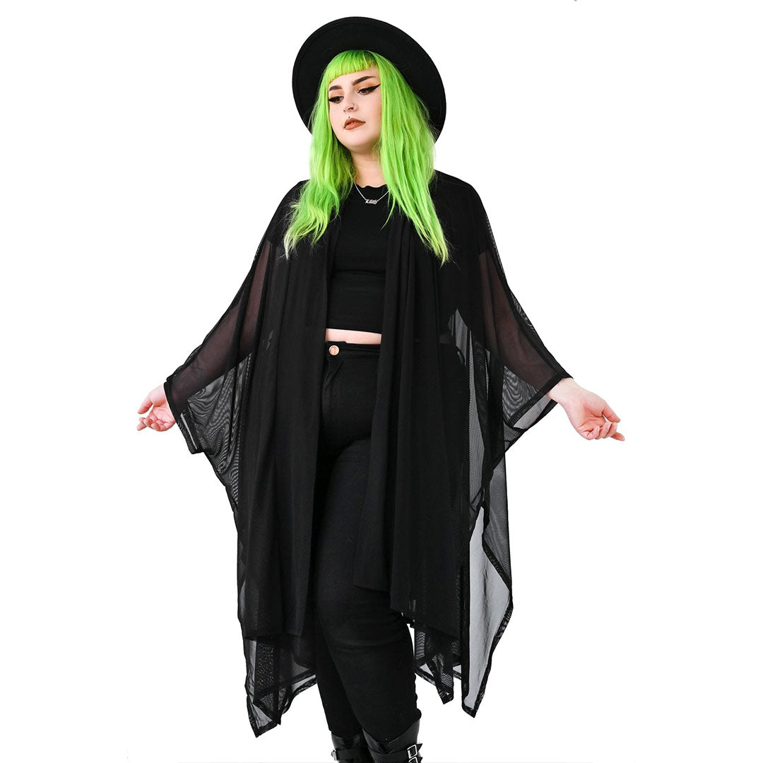 Lilith Mesh Oversized Cloak