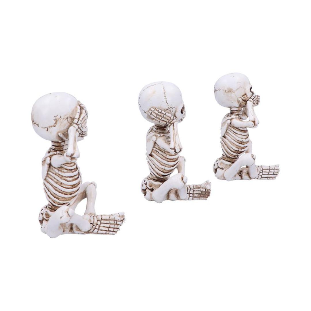 Three Wise Skellywags Skeleton Figurine