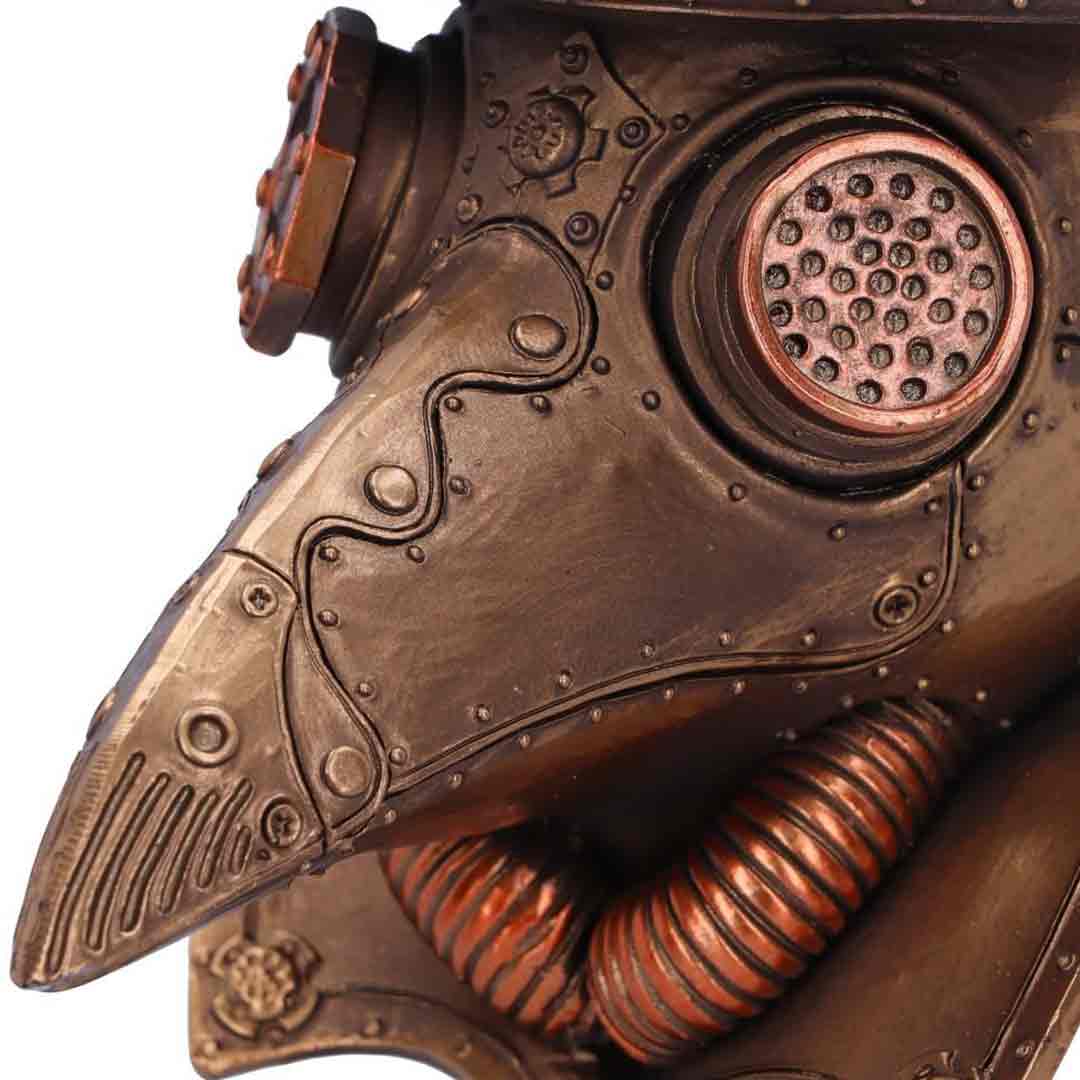 Steampunk Plague Doctor Bust Figurine