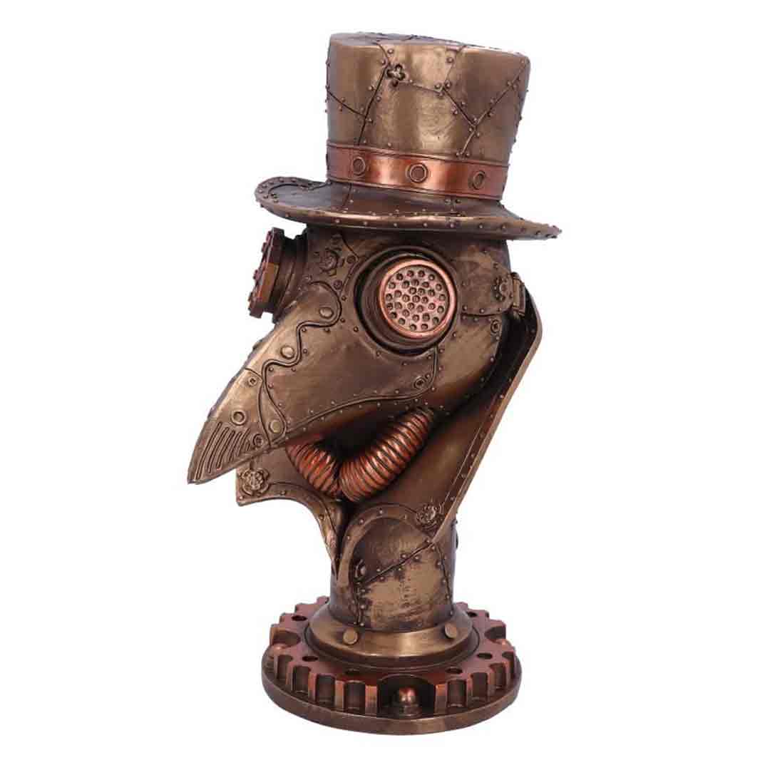 Steampunk Plague Doctor Bust Figurine