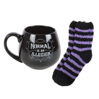 Thumbnail for Normal is an Illusion Gothic Mug and Socks Set