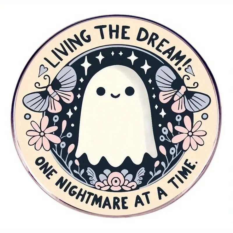 One Nightmare at a Time Enamel Pin