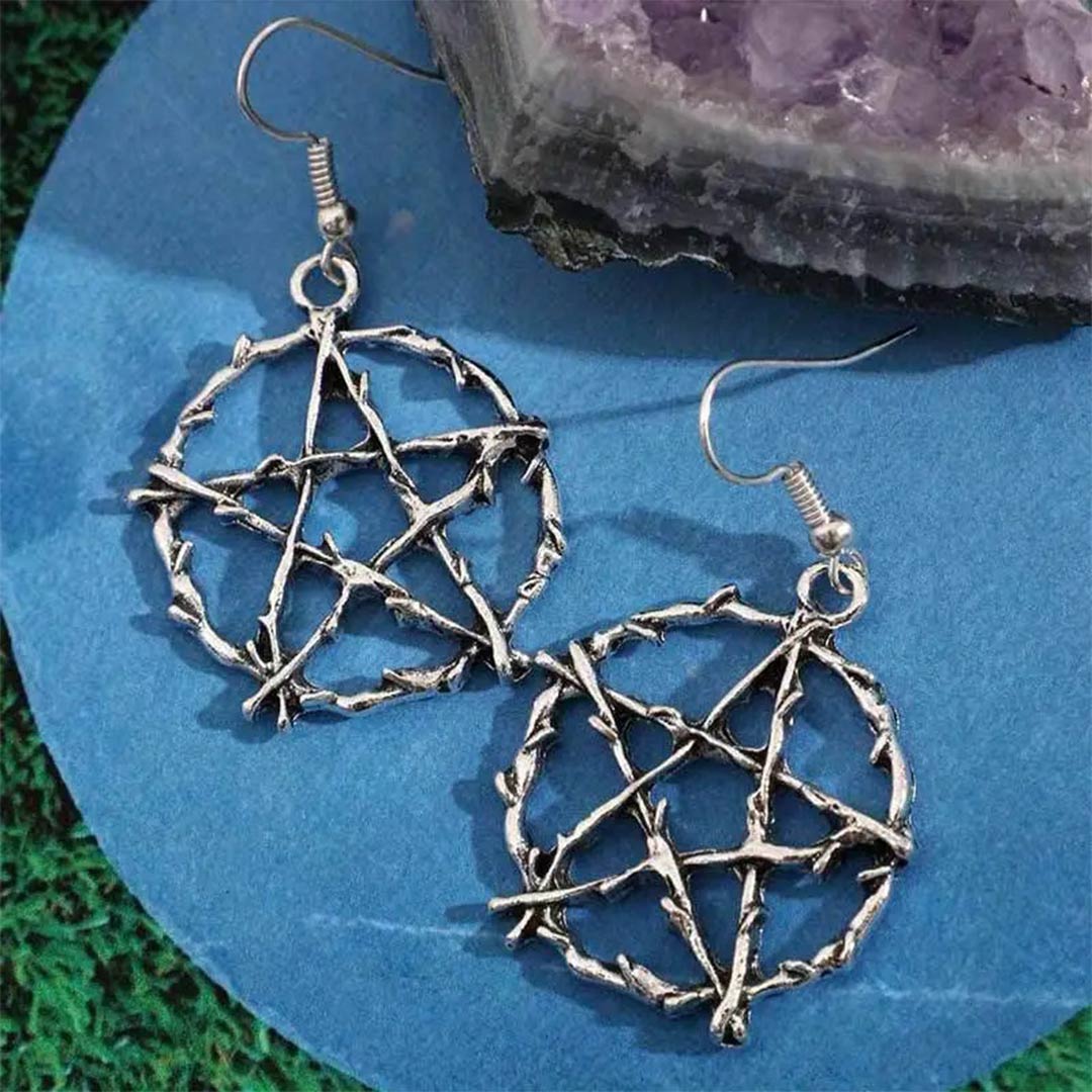 Pentacle Branch Earrings