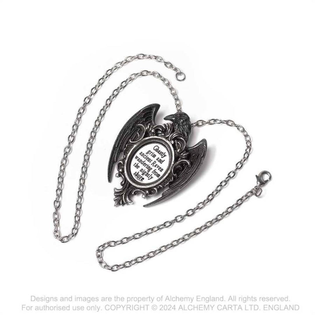 Quoth the Raven Pendant Necklace