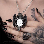 Quoth the Raven Pendant Necklace