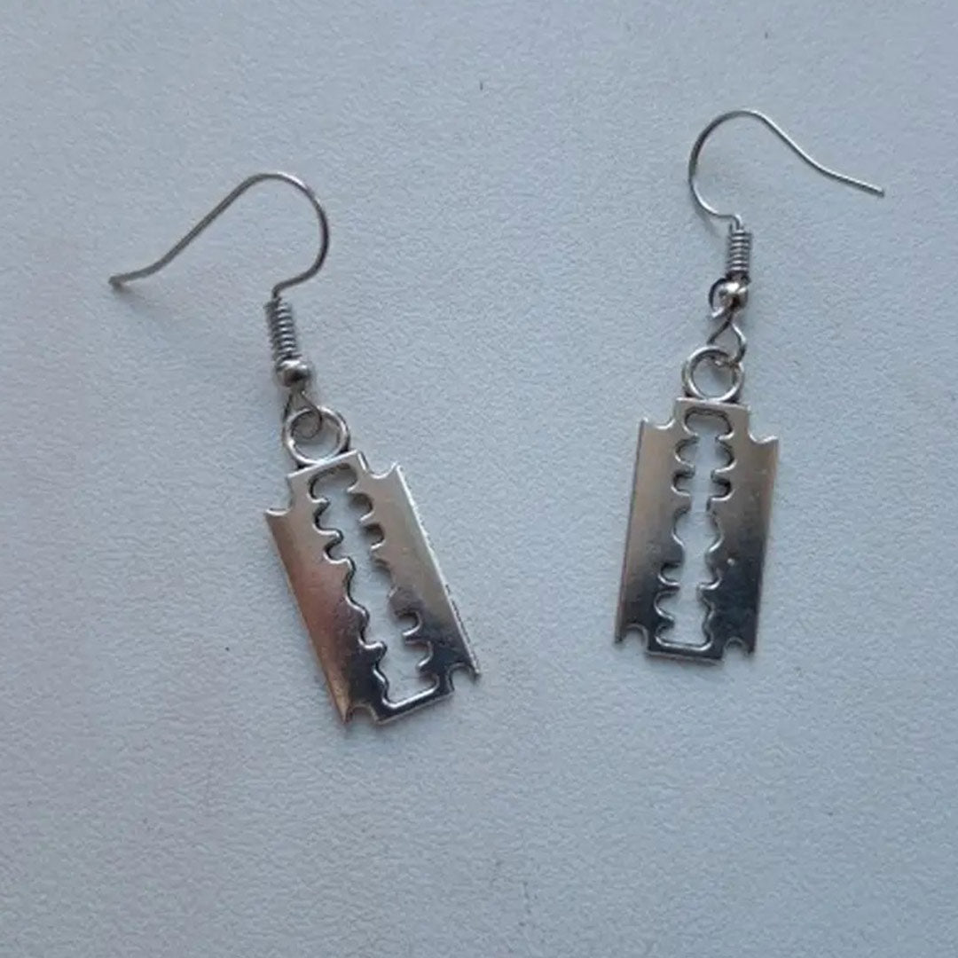 Razor Blade Earrings