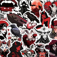 Thumbnail for Red Horror Gothic Stickers