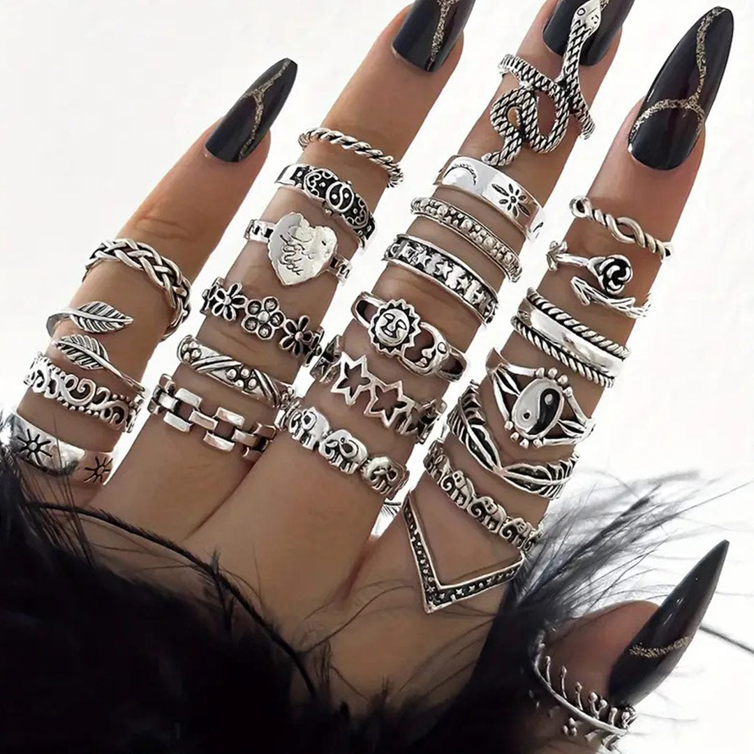 Silver Ring Set 2