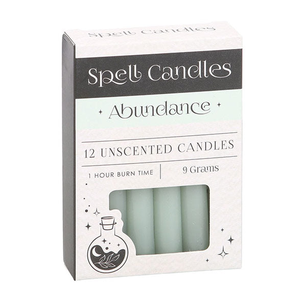 12 Spiritual Unscented Spell Candles