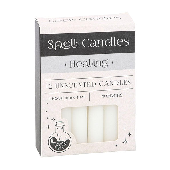 12 Spiritual Unscented Spell Candles