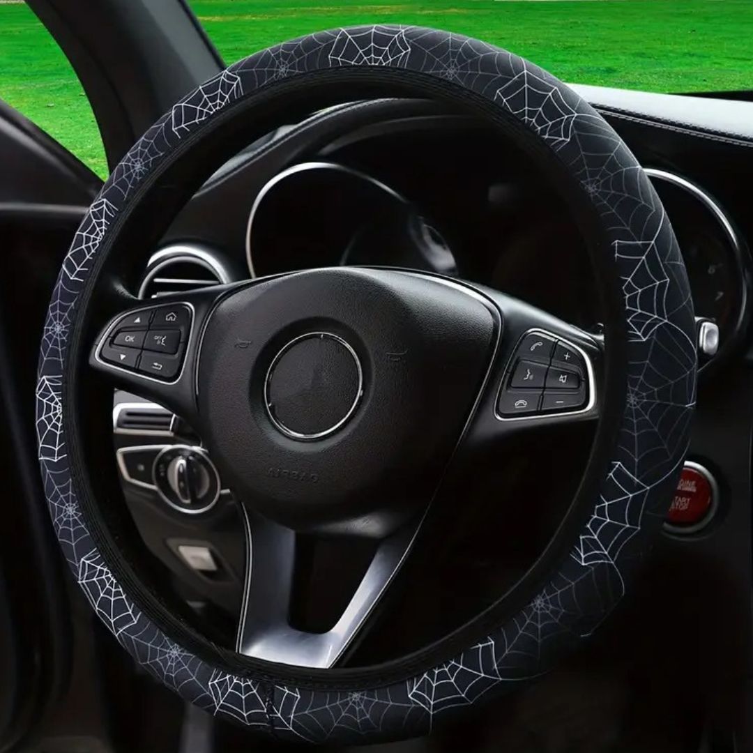 Spiderweb Steering Wheel Cover