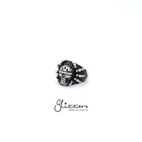 Thumbnail for Stainless Steel Gothic Soldier Ghost Skull Spider Cast Ring