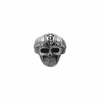 Thumbnail for Stainless Steel Skull Ring with Viking Armor Pattern