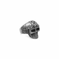 Thumbnail for Stainless Steel Skull Ring with Viking Armor Pattern