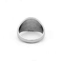 Thumbnail for Valknut Stainless Steel Ring with Helm of Awe Symbol