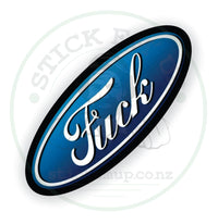 Thumbnail for Fuck Logo Vinyl Sticker