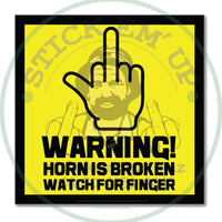 Thumbnail for Horn Broken Vinyl Sticker