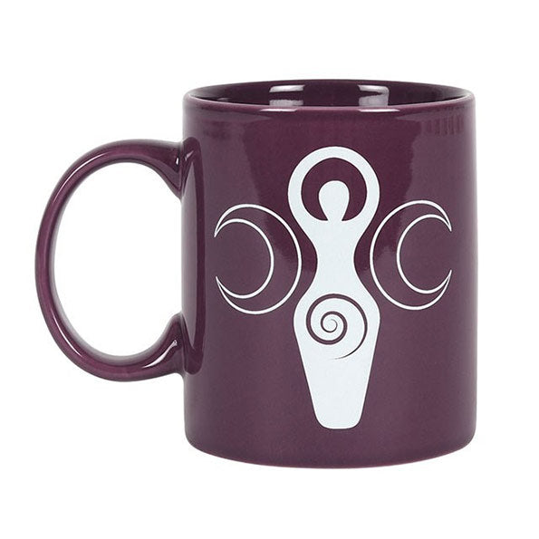 Triple Goddess Purple Ceramic Mug