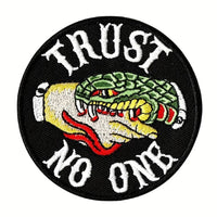 Thumbnail for Trust No One Embroidered Patch