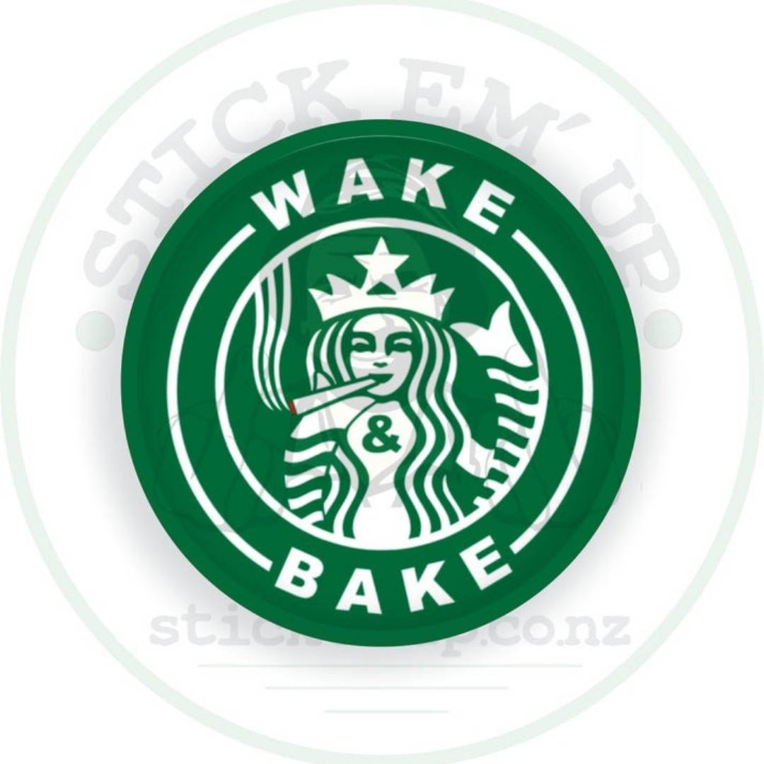 Wake and Bake Vinyl Sticker