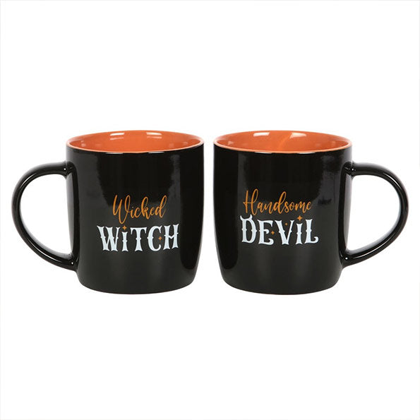 Wicked Witch/Handsome Devil Mug Set