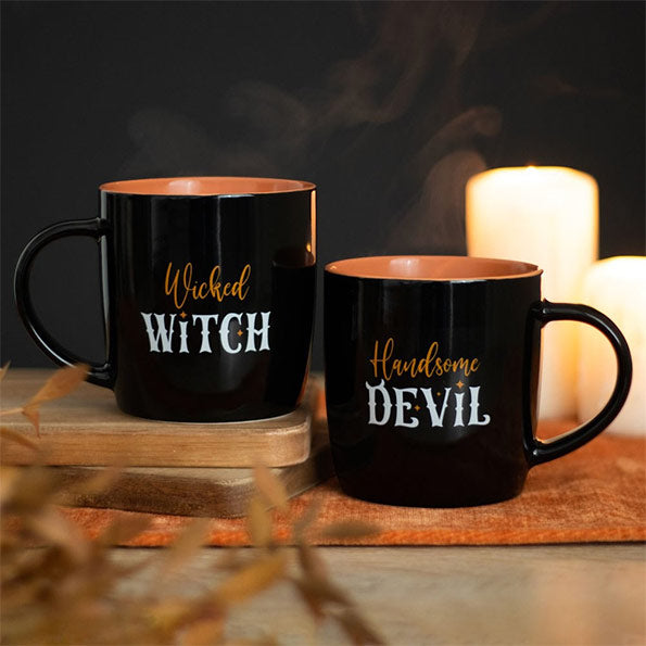 Wicked Witch/Handsome Devil Mug Set