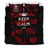 Thumbnail for Keep Calm and Fuck You Bedding Set