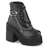 Thumbnail for Assault-55 Heeled Boots - Matte Black