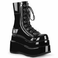 Thumbnail for Bear-265 Platform Boots - Shiny Black