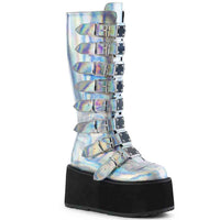 Thumbnail for Damned-318 Platform Boots - Silver Hologram