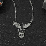 Nine Lives of Poe Necklace