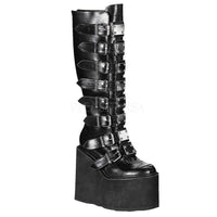 Thumbnail for Swing-815 Platform Boots - Matte Black