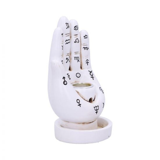 Palmistry Backflow Incense Burner - White