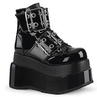 Thumbnail for Bear-104 Platform Boots - Shiny Black