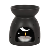 Thumbnail for Black Mystical Moon Cut Out Oil Burner