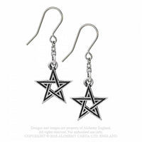 Thumbnail for Black Star Dropper Earrings